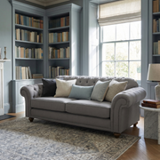 Chesterfield 2 Seat Sofa in Smoke Grey image 0