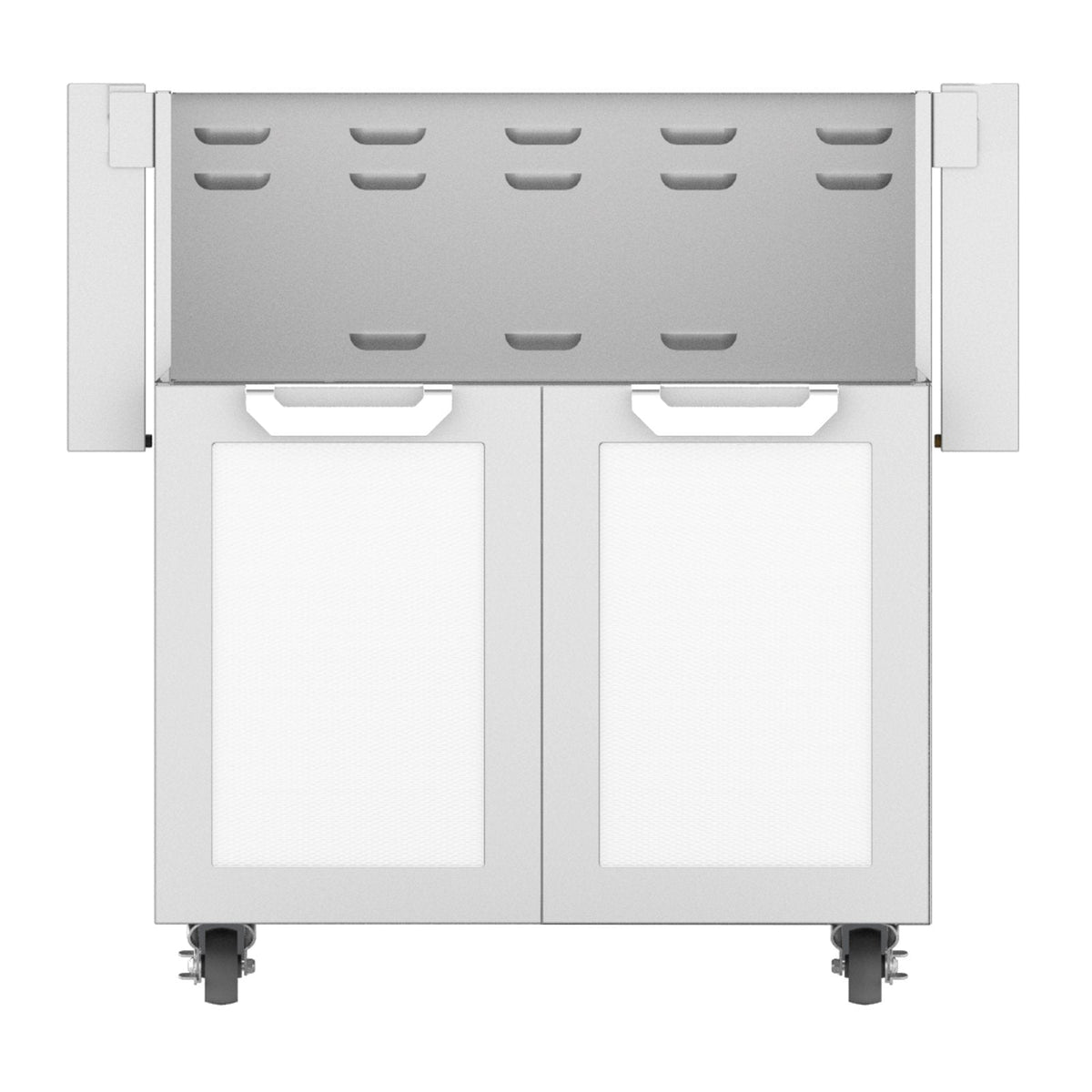 Hestan 30-Inch Double Door Grill Cart in White - GCD30-WH image 0