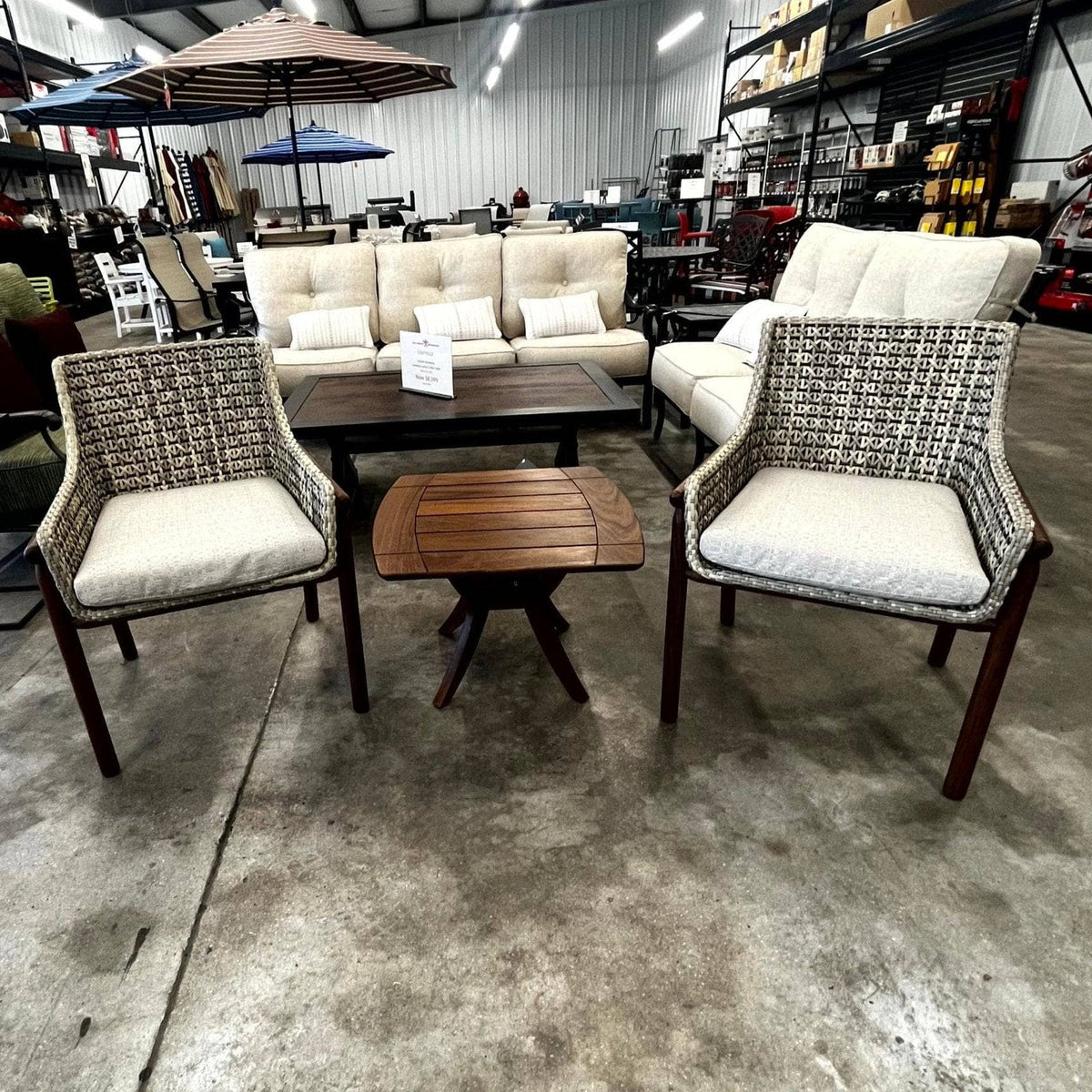 Local Special, Jensen Forte Small Lounge Set w/ Side Table, Seats 2 image 0