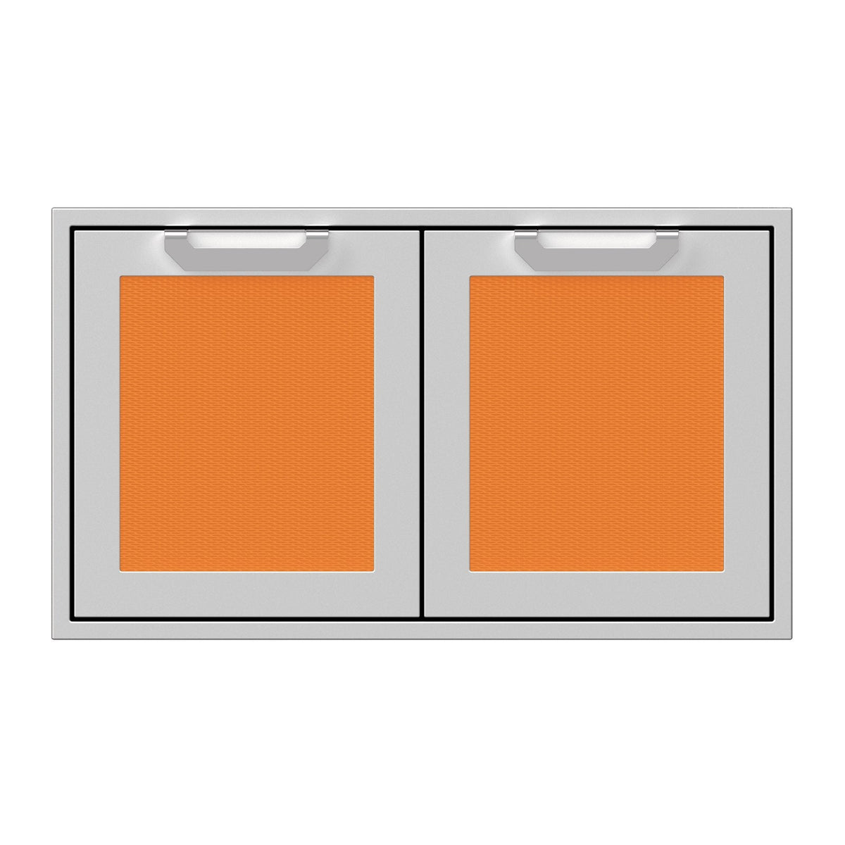 Hestan 36-Inch Double Access Doors w/ Recessed Marquise Accented Panels in Orange - AGAD36-OR image 0