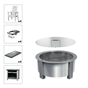 X Series Total Patio Fire Pit Bundle image 36