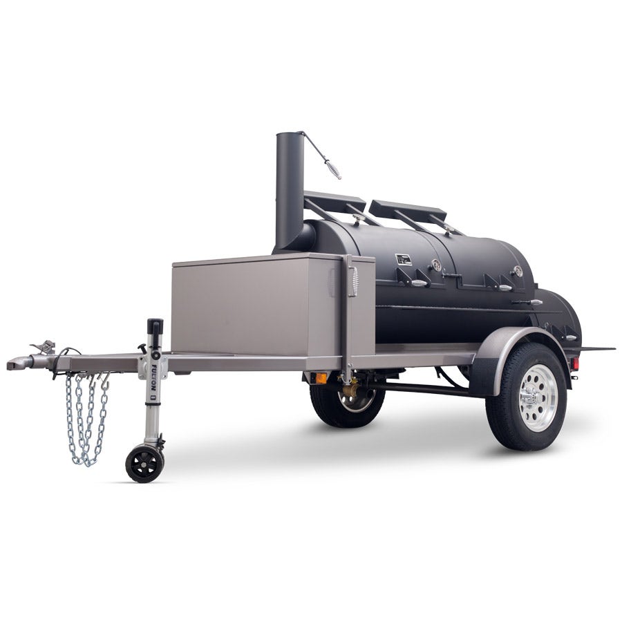 Yoder Smokers 30" Frontiersman Trailer Mounted Offset Smoker image 0
