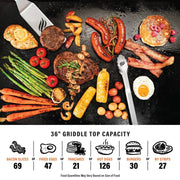 Bronco 36” Griddle Airfryer Combo image 8