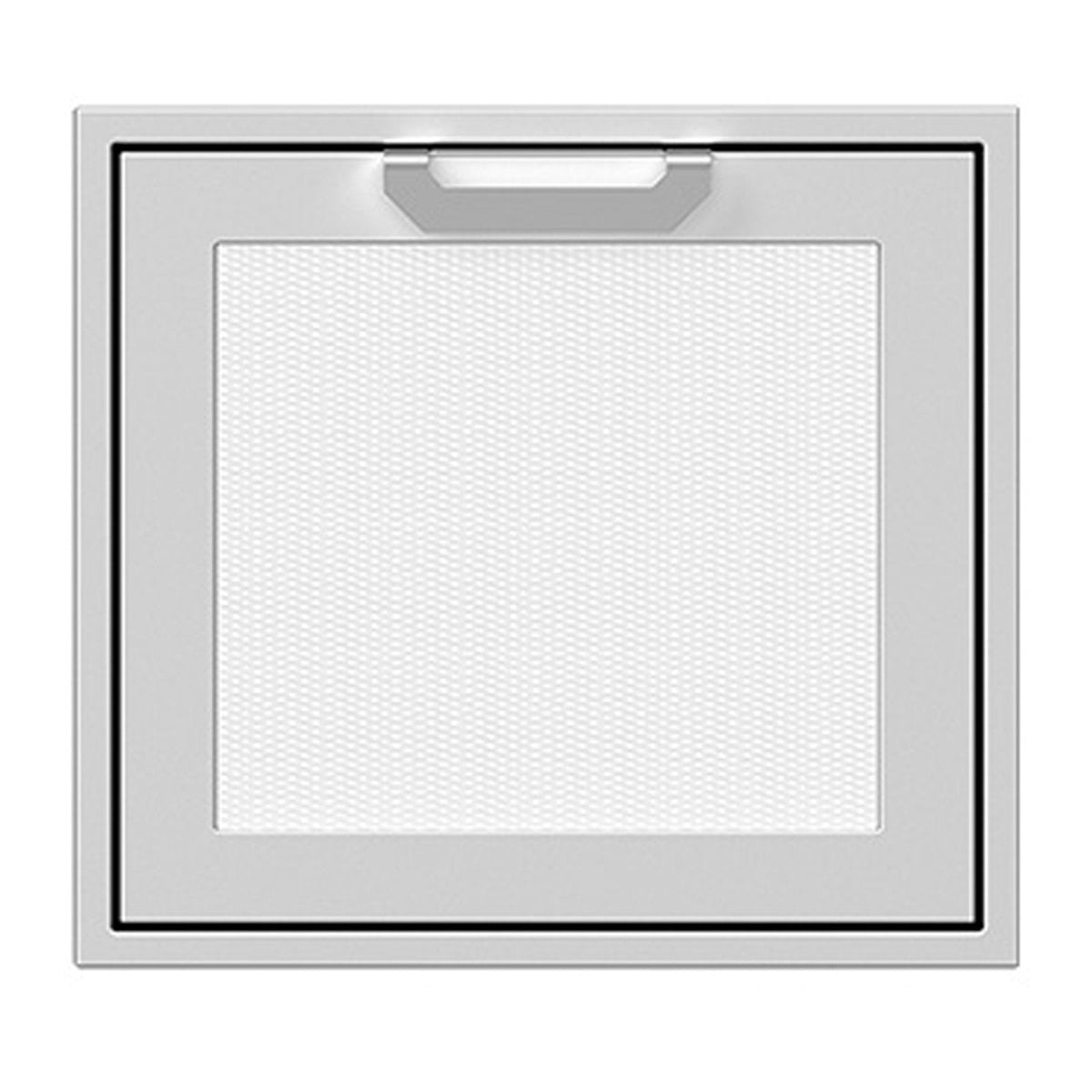 Hestan 24-Inch Single Access Door w/ Recessed Marquise Accented Panel (Right Hinge) in White - AGADR24-WH image 0
