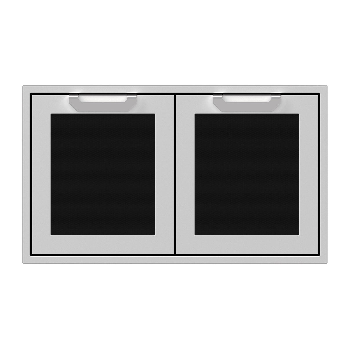 Hestan 36-Inch Double Access Doors w/ Recessed Marquise Accented Panels in Black - AGAD36-BK image 0