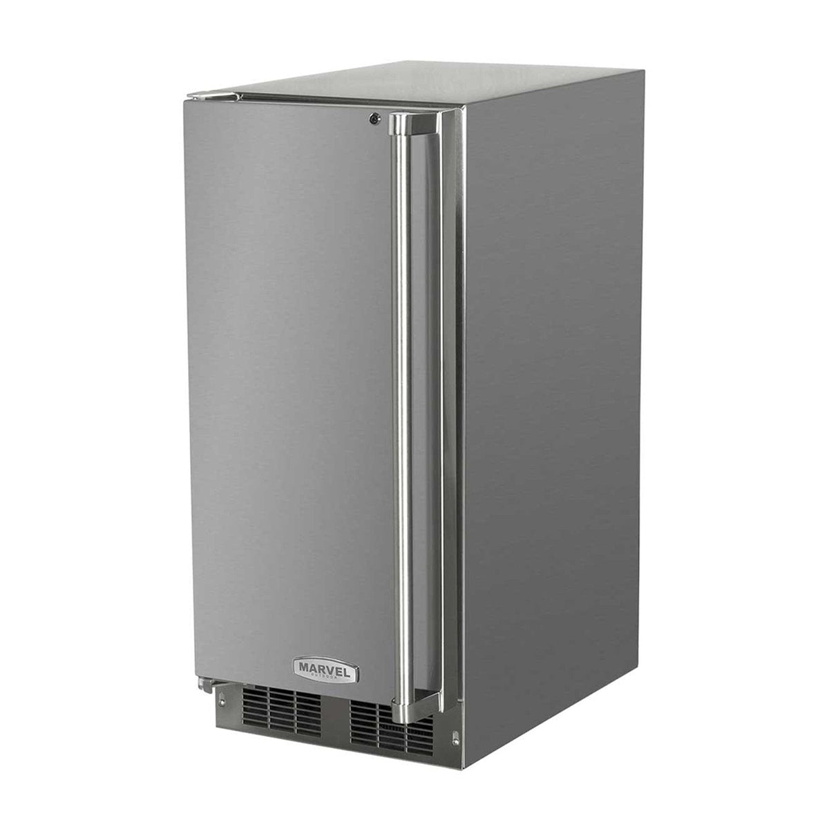 Marvel 15-Inch Outdoor Rated Refrigerator With Stainless Steel Door and Lock (Reversible Hinge) - MORE215SS31A image 0