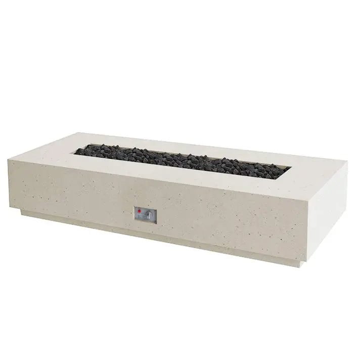 FireGear Sanctuary 1 Rectangular 76" Fire Table in Arctic White image 0
