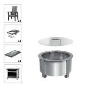 X Series Total Patio Fire Pit Bundle image 26