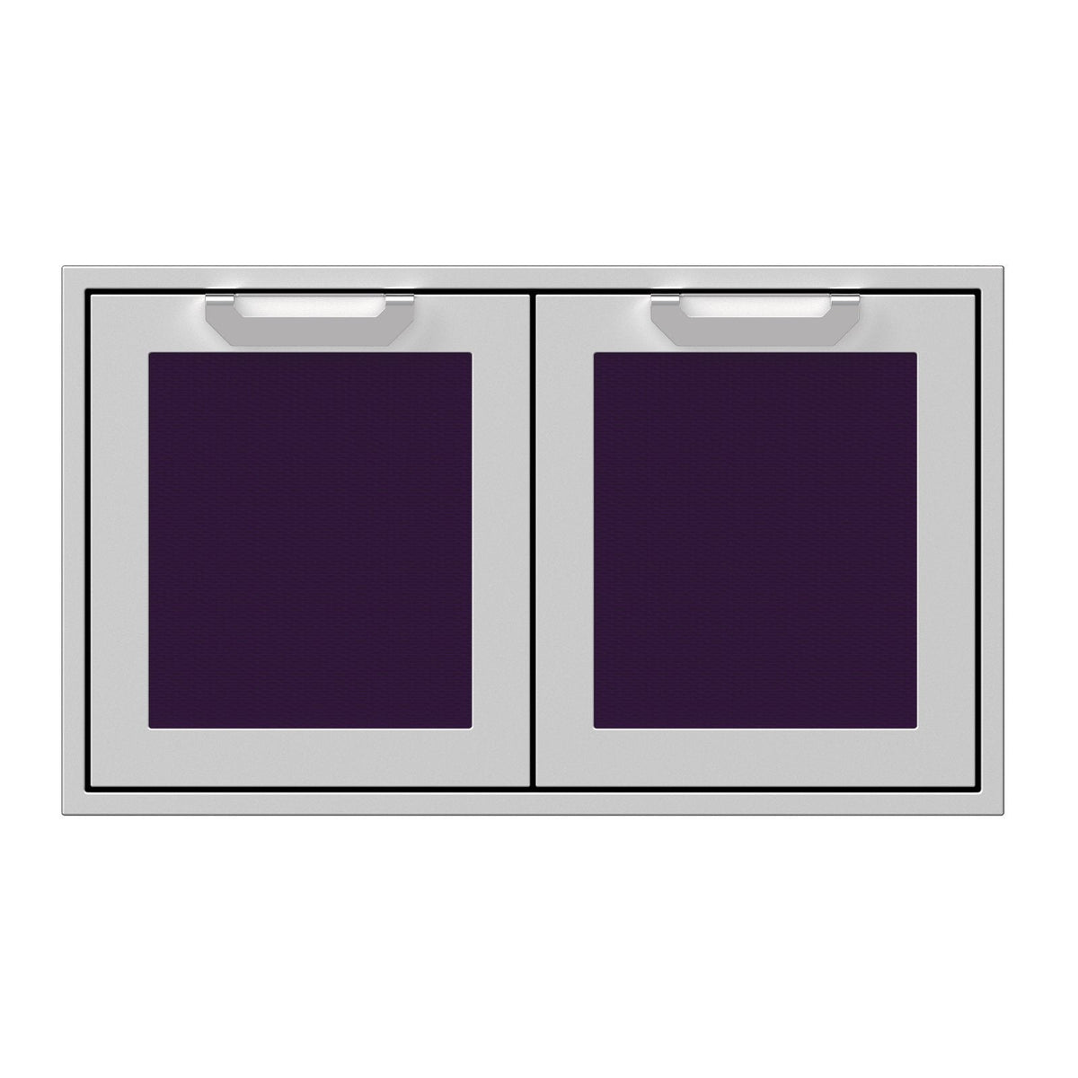 Hestan 36-Inch Double Access Door Propane Tank and Storage Cabinet w/ Recessed Marquise Accent Panel in Purple - AGSD36-PP image 0