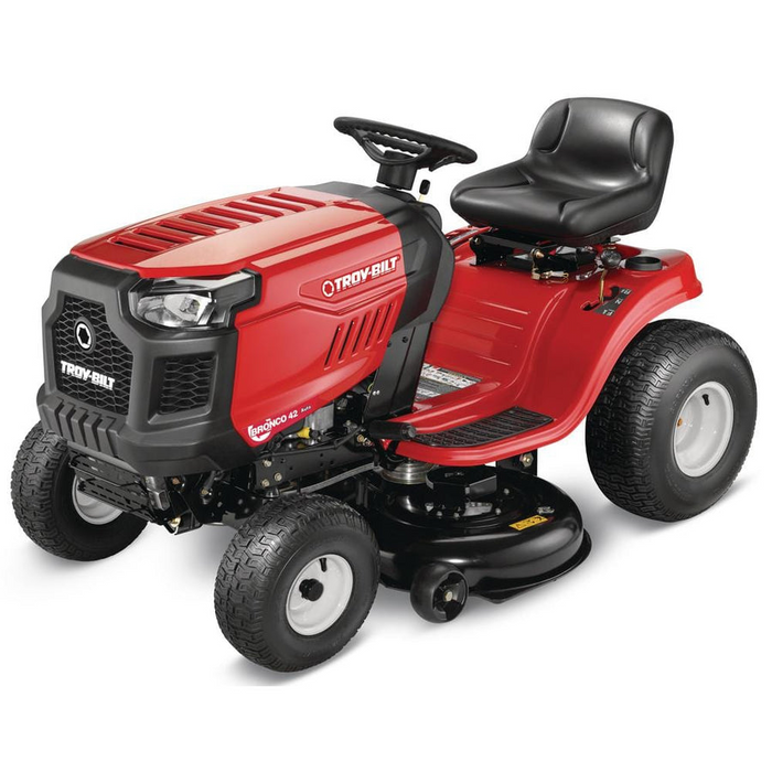 Troy-Bilt Bronco 42 – 42” 19HP Briggs & Stratton Automatic Drive Gas Riding Lawn Tractor image 0