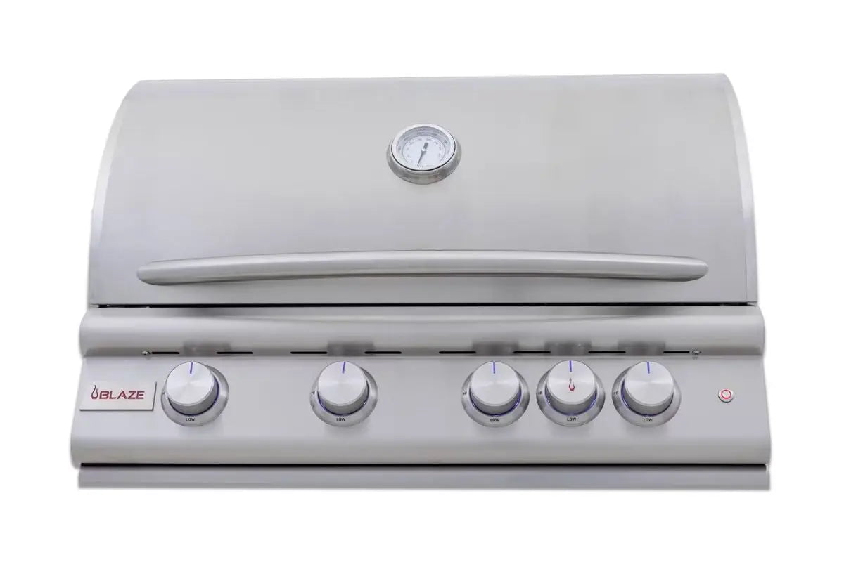 Blaze Premium 4-Burner LTE+ 32" Built-In Gas BBQ Grill with Rear Infrared Burner, BLZ-4LTE3 image 0