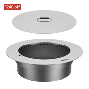 Zentro Stainless Steel Smokeless Fire Pit Insert image 9
