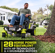 RYOBI 80V HP Brushless 30 in. Battery Electric Cordless Zero Turn Mower with 80V 10 Ah Batteries image 1