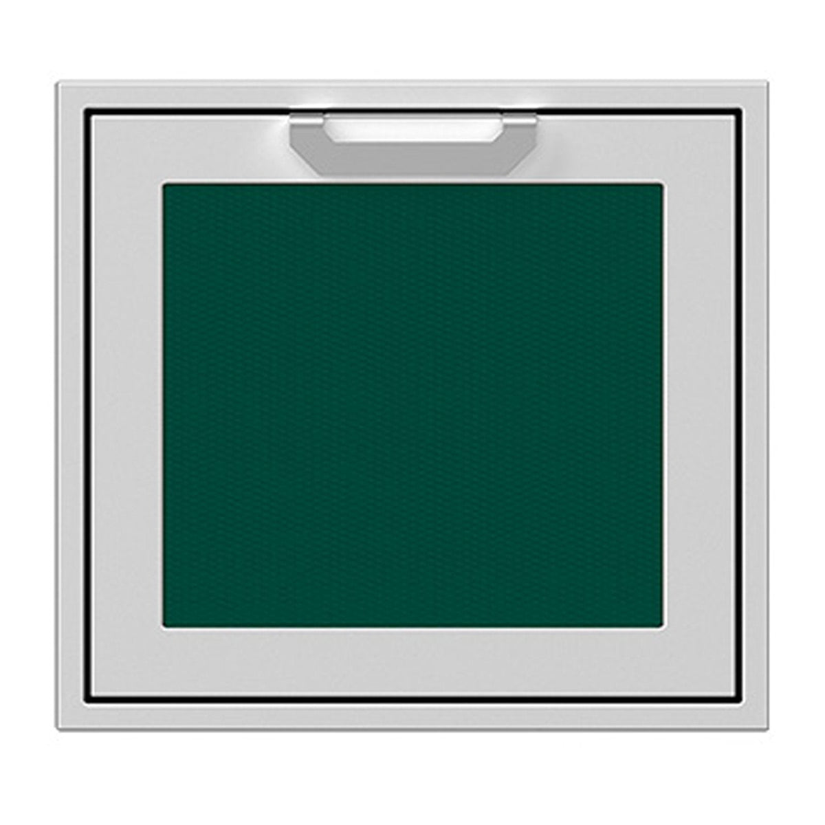 Hestan 24-Inch Single Access Door w/ Recessed Marquise Accented Panel (Right Hinge) in Green - AGADR24-GR image 0