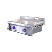 Le Griddle Pro Series 75 - 2 Burner Natural Gas - 3mm Plate WITH INTERIOIR LIGHTS -OML75P3 image 1