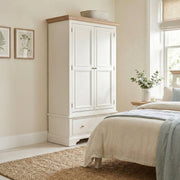 Amberley Double Wardrobe in Warm White image 1