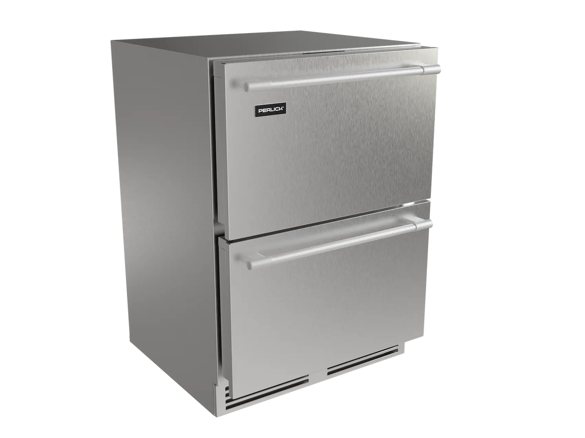 Perlick G5 Luxe 24" Indoor/Outdoor Premium Freezer Drawers Panel Ready image 0