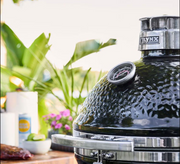 Lynx 18 Inch Built-In Ceramic Kamado Charcoal Grill - Black - LCGRBK image 2