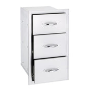 Summerset 17-Inch North American Stainless Steel Triple Drawer - SSDR3-17 image 0