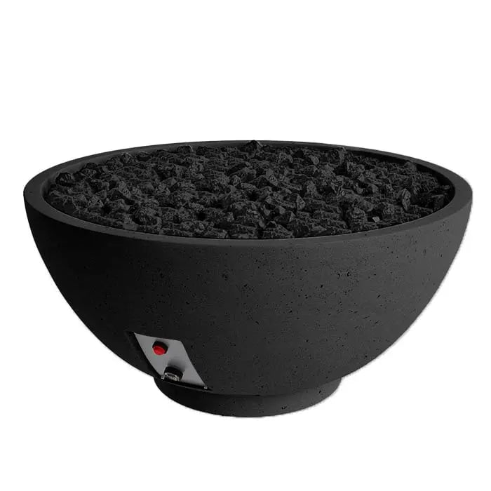 FireGear Sanctuary 2 Round 39" Fire Table in Raven Black image 0