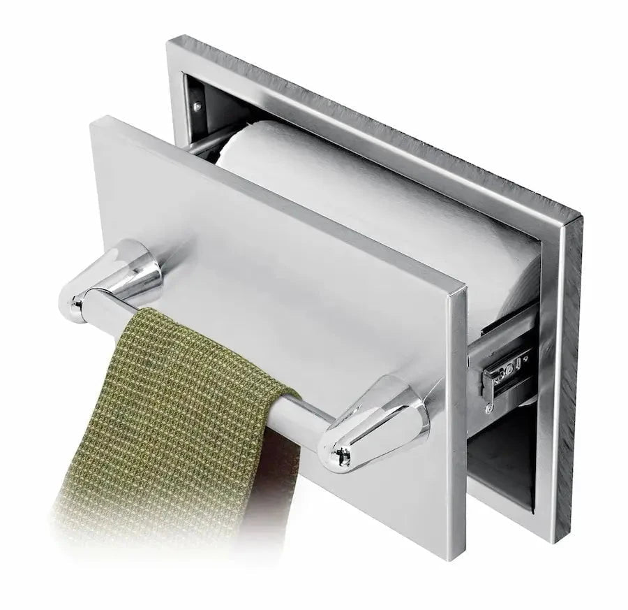 Twin Eagles 15" Paper Towel Holder with Towel Bar and Compartment image 0