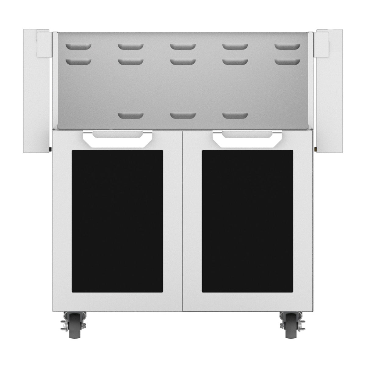 Hestan 30-Inch Double Door Grill Cart in Black - GCD30-BK image 0