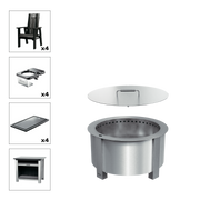 X Series Total Patio Fire Pit Bundle image 28