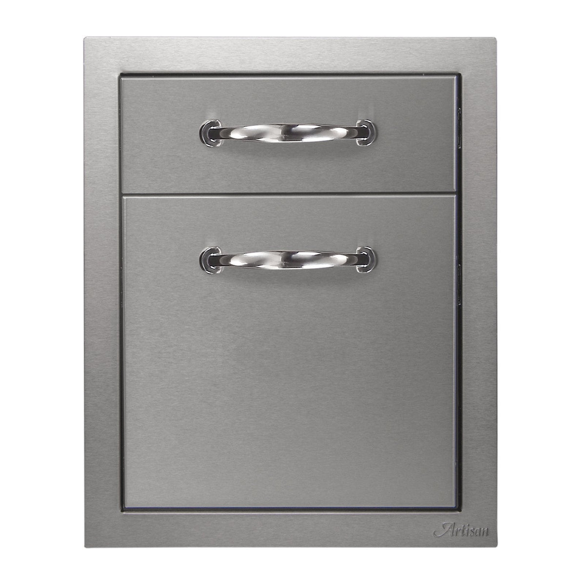 Artisan 17-Inch Stainless Steel Double Storage Drawers - ARTP-2DR-17SC image 0