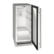 U-Line 15-Inch Stainless Steel Outdoor Refrigerator w/ Reversible Hinge and Door Lock - UORE115-SS31A image 0