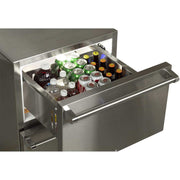 Marvel 24-Inch Outdoor Rated Refrigerated Drawers With Solid Stainless Steel Drawers and Lock - MODR224SS71A image 1