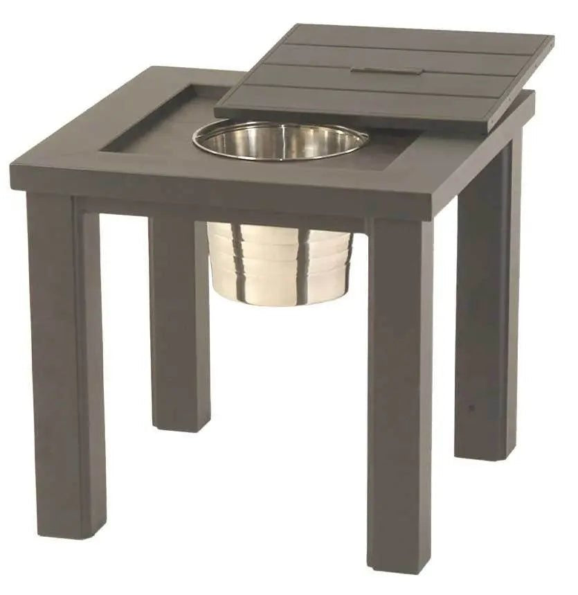Hanamint Sherwood 24" Square Ice Bucket Side Table image 0