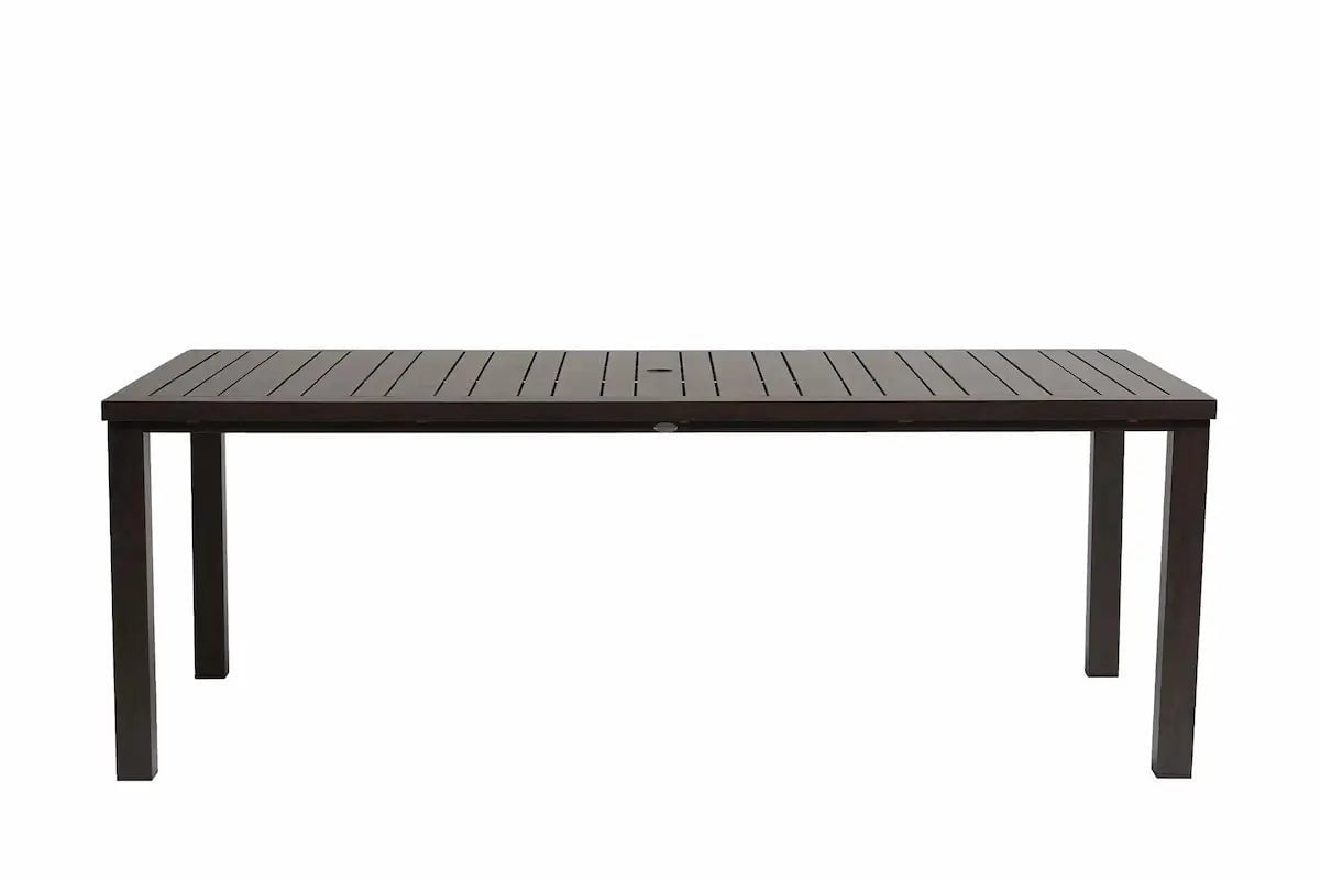 Ratana Canbria 84" x 44" Rectangle Dining Table in Hessonite Garnet image 0