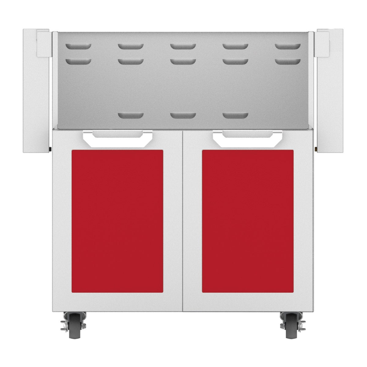 Hestan 30-Inch Double Door Grill Cart in Red - GCD30-RD image 0