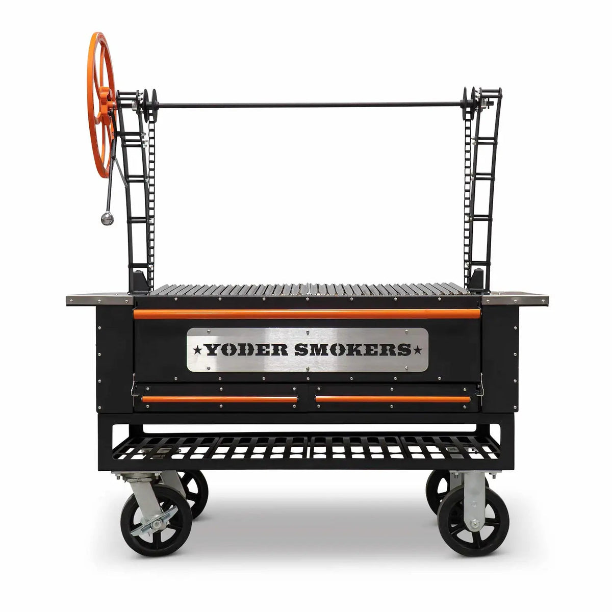 Yoder Smokers 42" El Dorado Santa Maria Charcoal Grill On Cart image 0