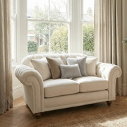 Chesterfield 2 Seat Sofa in Ivory image 0