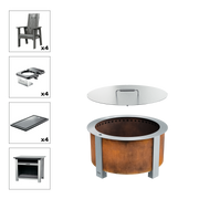 X Series Total Patio Fire Pit Bundle image 23