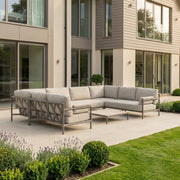 Sorelli U Shape Corner Sofa Set in Oatmeal image 1