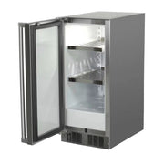 Marvel 15-Inch Outdoor Rated Refrigerator With Stainless Steel Door and Lock (Reversible Hinge) - MORE215SS31A image 1
