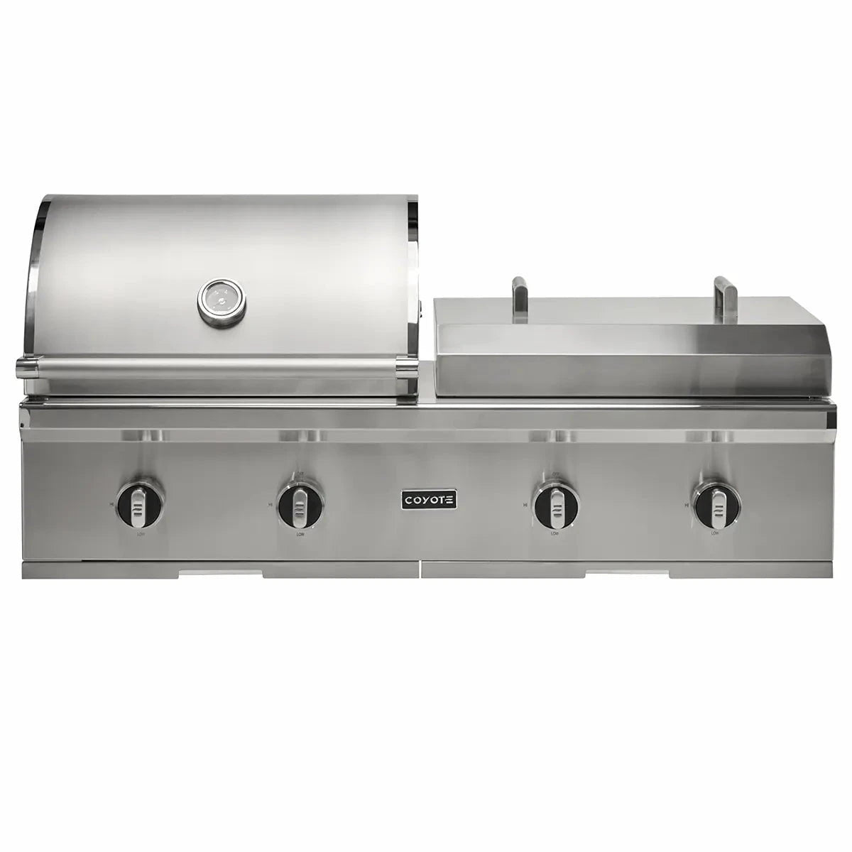 Coyote 50" Combo Built-In Gas and Flat Top Grill image 0