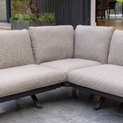 Como U-Shape Corner Sofa Set with Altura Rising Table in Truffle image 1