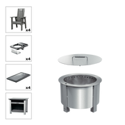 X Series Total Patio Fire Pit Bundle image 20