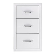Summerset 17-Inch North American Stainless Steel Triple Drawer - SSDR3-17 image 1