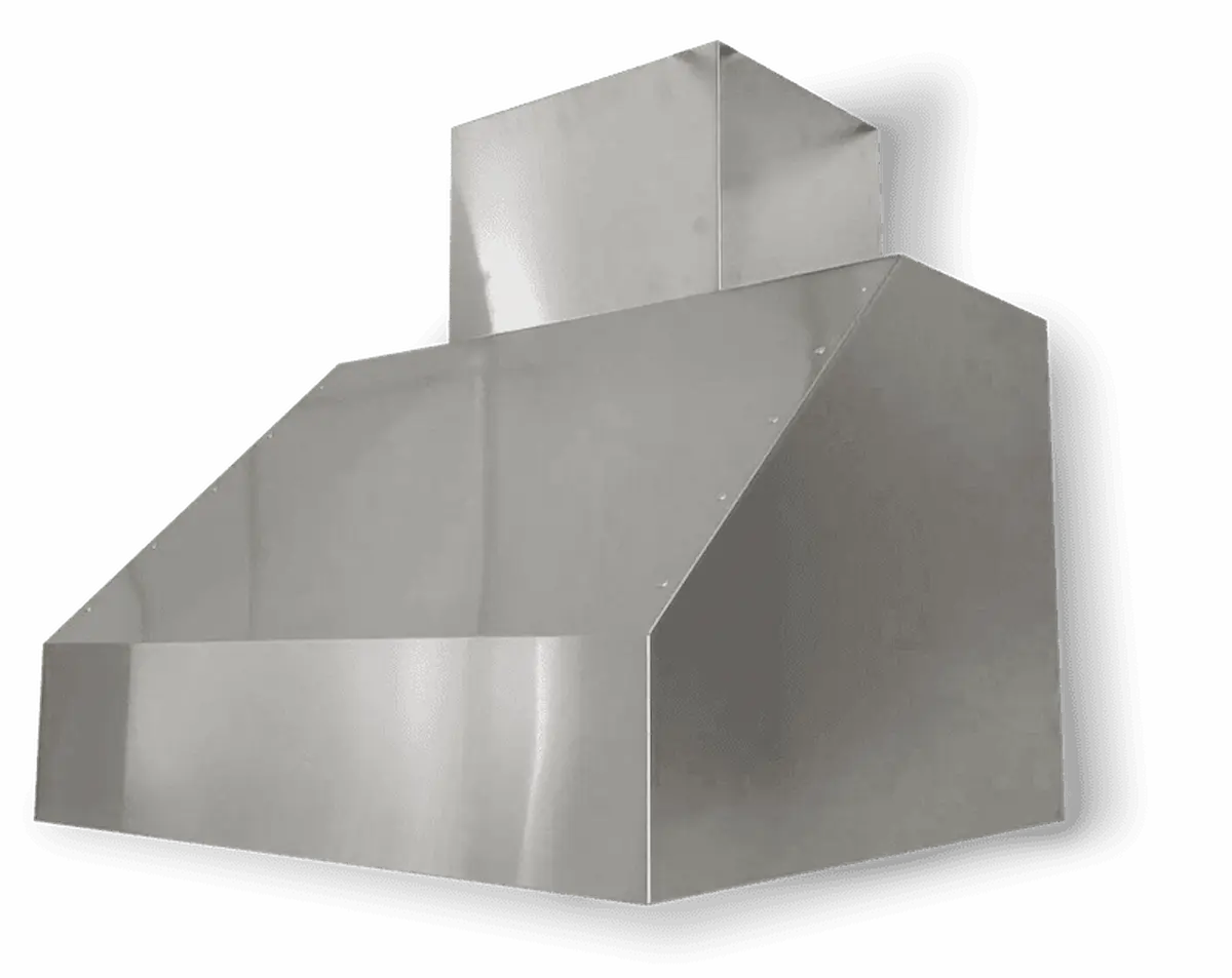 Tradewind 7200 Series Straight Sided Wall-Mount Outdoor Hood with Internal Blower image 0