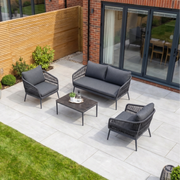 Rhea 2 Seat Sofa Set in Grey image 0