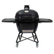 Primo Oval XL 400 All-In-One FreestandIng Charcoal Ceramic Kamado Grill With Heavy-Duty Stand and Side Shelves (2021 Model) - PGCXLC image 0