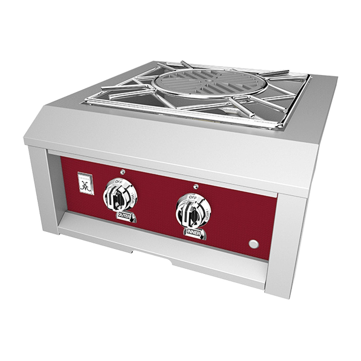 Hestan 24-Inch Propane Gas Built-In Power Burner in Burgundy - AGPB24-LP-BG image 0
