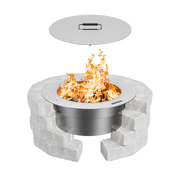 Zentro Stainless Steel Smokeless Fire Pit Insert image 12