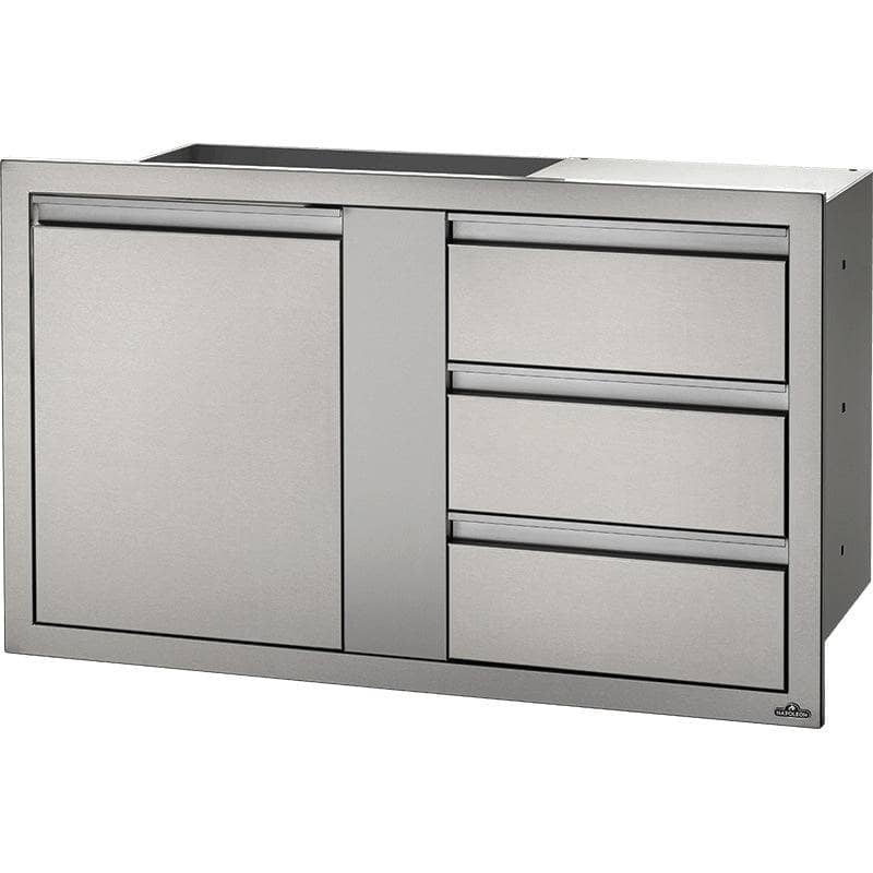 Napoleon 42" X 24" Large Single Door &amp; Triple Drawer image 0