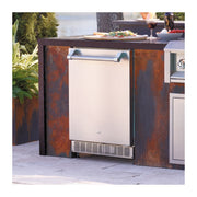 Aspire by Hestan 24-Inch Outdoor Refrigerator, Solid Reversible Door w/ Lock - ERS24 image 1