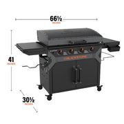 Iron Forged 36” Griddle with Cabinet image 10